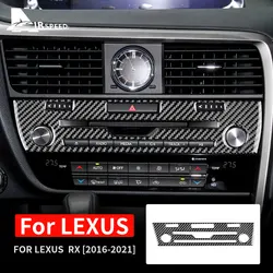 Real Soft Carbon Fiber for Lexus RX 300 2016 2017 2018 2019 2020 2021 Accessories LHD RHD Car AC CD Switch Panel Sticker Trim
