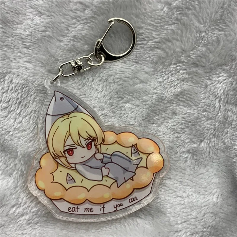 Anime Keychain William James Albert Acrylic Keyring Strap Figure Hanging Accessories 6cm