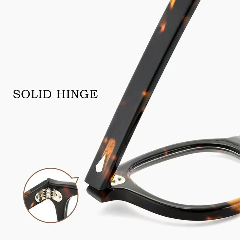 YIMARUILI Ultra-light Fashion High-end Brand Acetate Eyewear Women Retro Round Optical Prescription Eyeglasses Frame Men Y1915