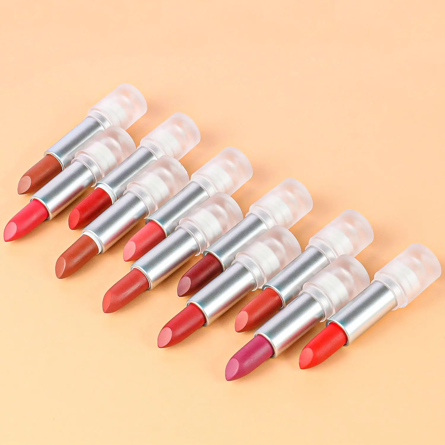 Matte Lipsticks Private Label Makeup Products Custom Logo Lipstick Velvet Nude Waterproof Cosmetics Wholesale Items For Business