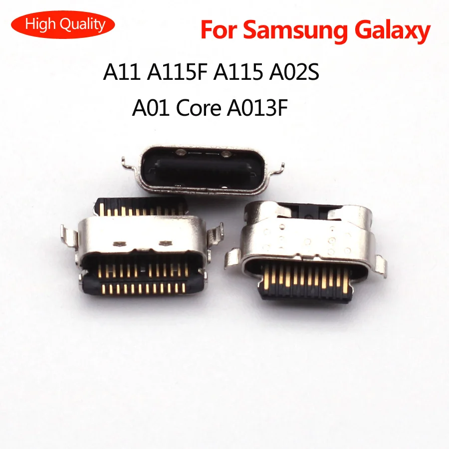 20PCS Charger Connector Socket For Samsung Galaxy A11 A115F A115 A02S A025F A025 A01 Core A013F USB Charging Port Dock Plug