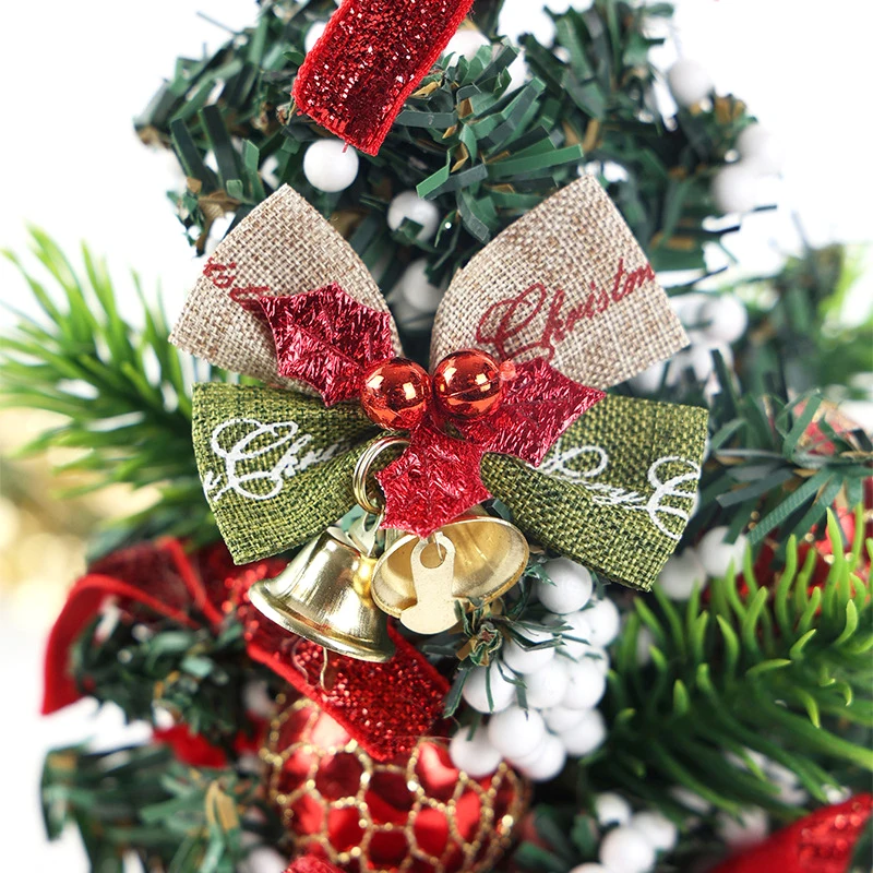 3Pcs Bow Christmas Decorations Xmas Tree Pendant Ornament For Home Room Decor Toy