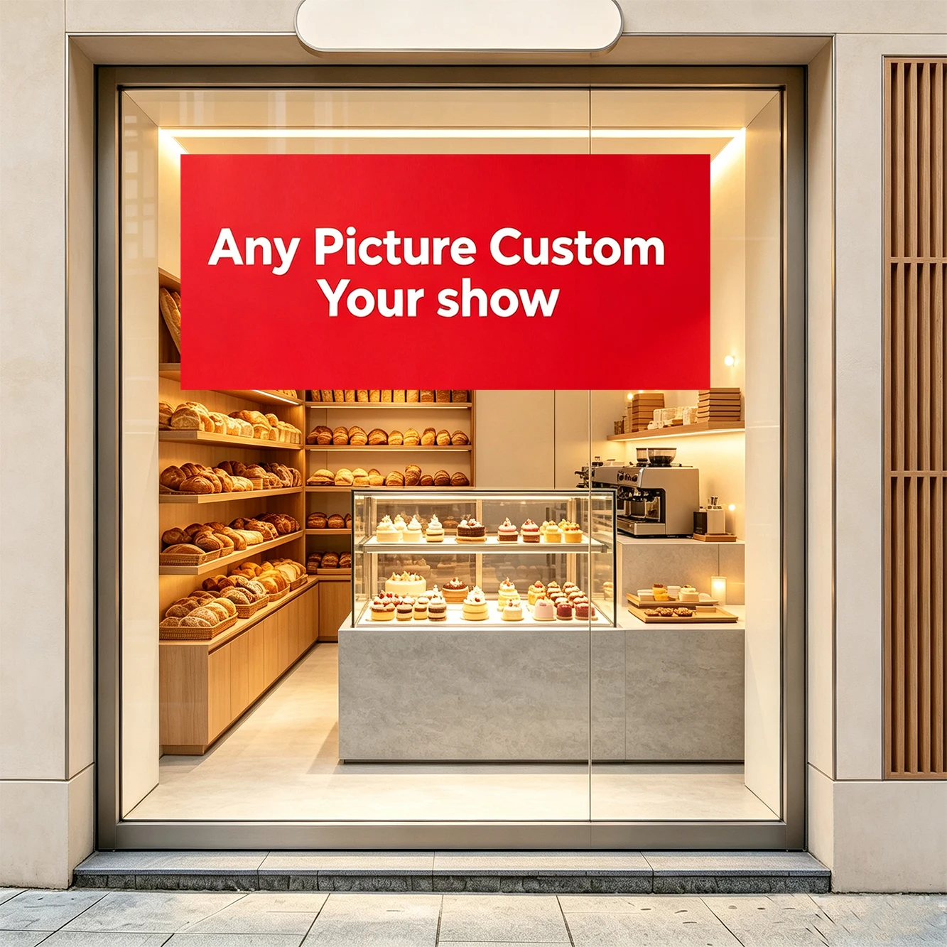 Autocollants personnalisés imperméables, autocollants personnalisés avec logo pour vitrine de magasin, porte en verre, fenêtre, promotion de magasin, activité commerciale