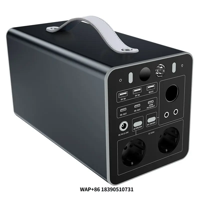 

High Power 600W Portable Solar Energy Storage Box Controller for Outdoor Camping Self-Driving Car Emergency Power Supply