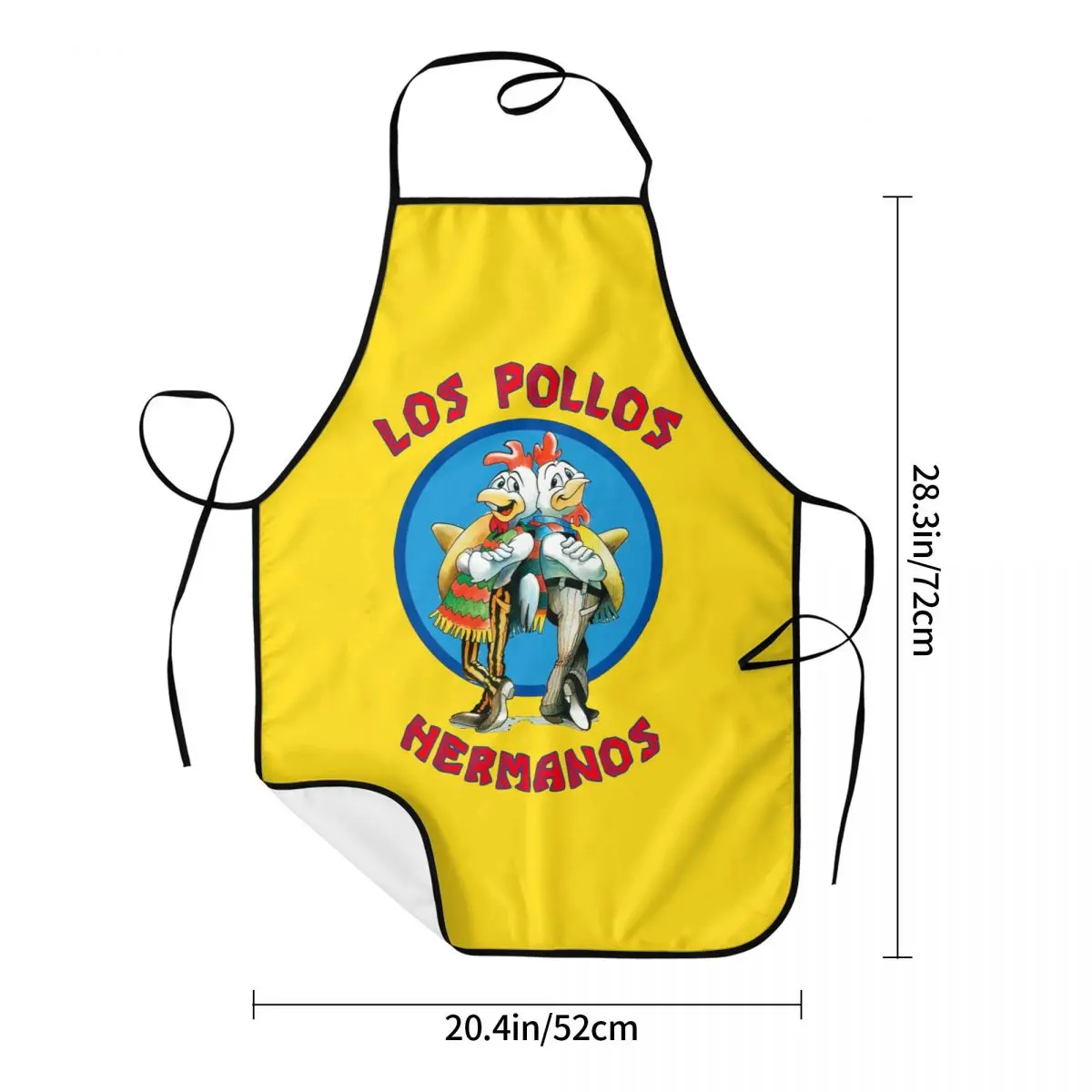 Los Pollos Hermanos Breaking Bad fartuchy Unisex bez rękawów śliniak kuchenny TV do czyszczenia gospodarstwa domowego fartuszek