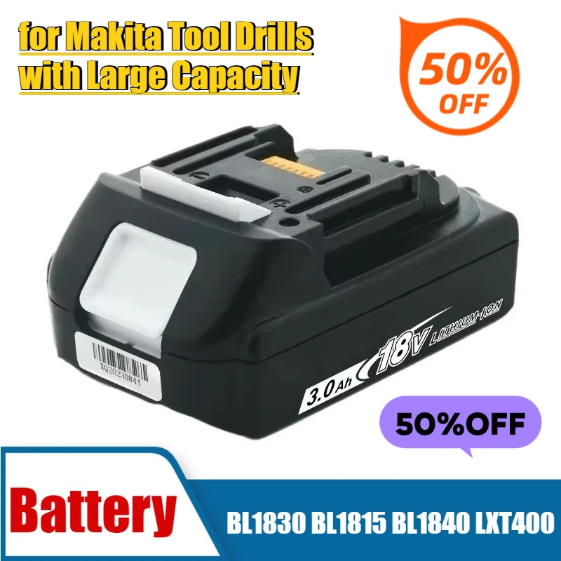 

BL1830 BL1815 BL1840 LXT400 for Makita Tool Drills with Large Capacity