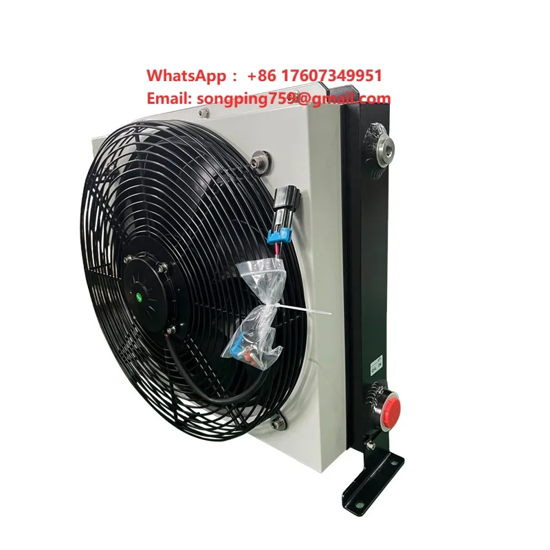 ASN 12/24v DC Engine Aluminium Fin Brazed Radiator New Hydraulic Oil Cooler Construction Machinery Components-Pressure Vessel