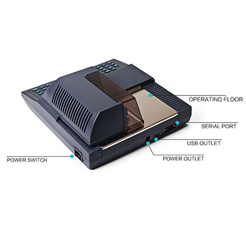 New Small DY-2015 Fully Automatic Full Keyboard Check Printer Check Writer Small English Electronic Bank Counter Standard Check