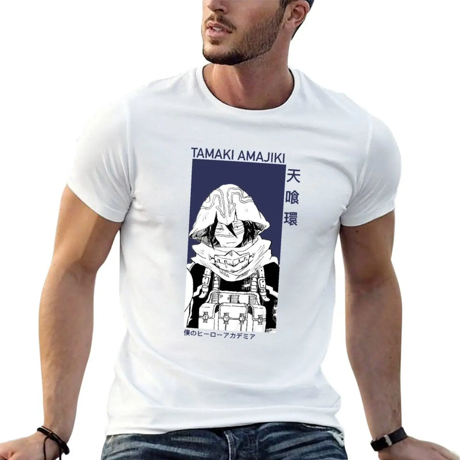 

t Tamaki t T-Shirt man men t shirt shirts print 100% funny custom Amajiki cotton shirt