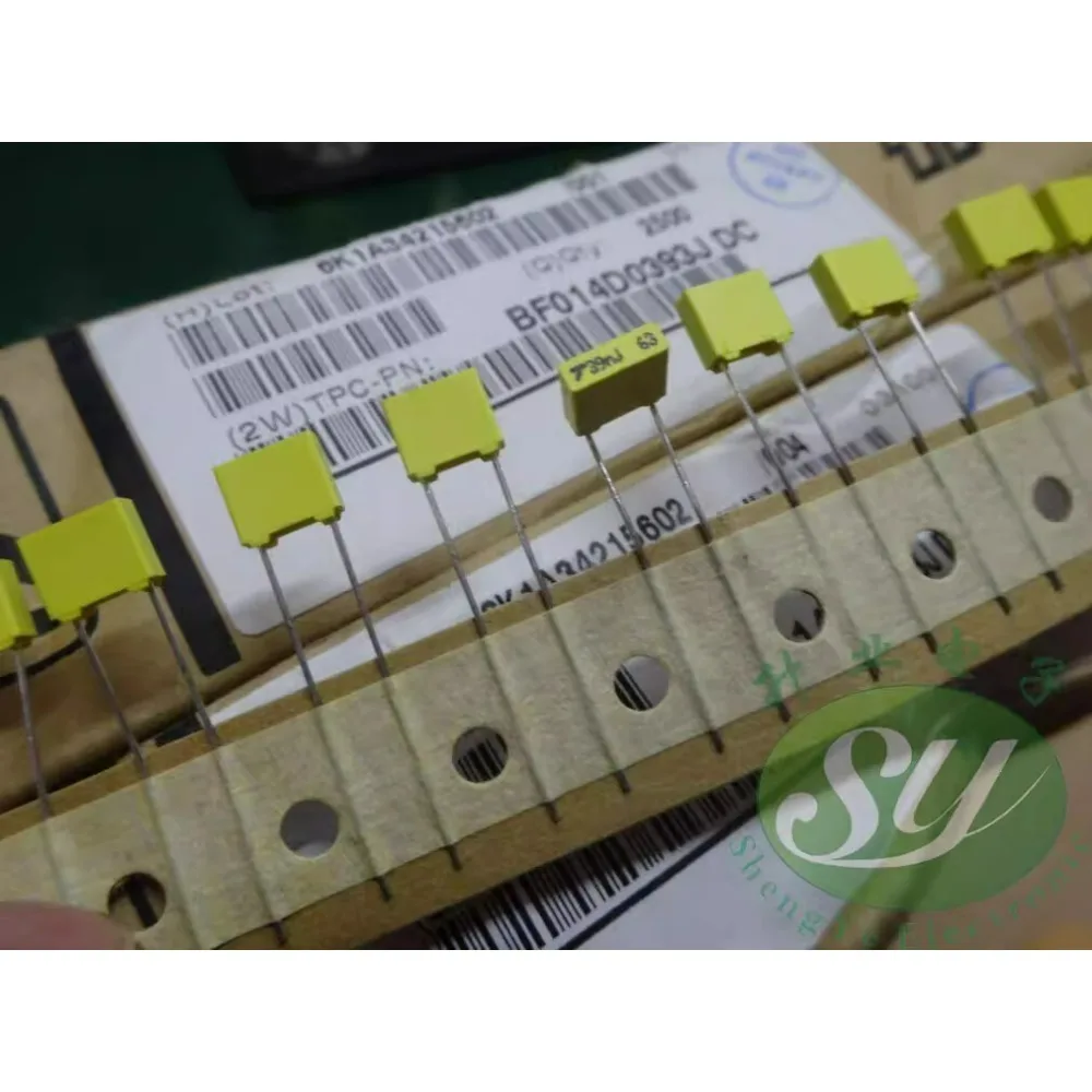 

50PCS 0.039uf/63v 39nf 393 brand-new 5mm film capacitor BF014D0393J
