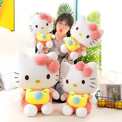 Muñeco de peluche de Hello Kitty para niños, muñeco de gato KT con cámara, almohada de Animal de peluche, regalo para niñas, 35cm