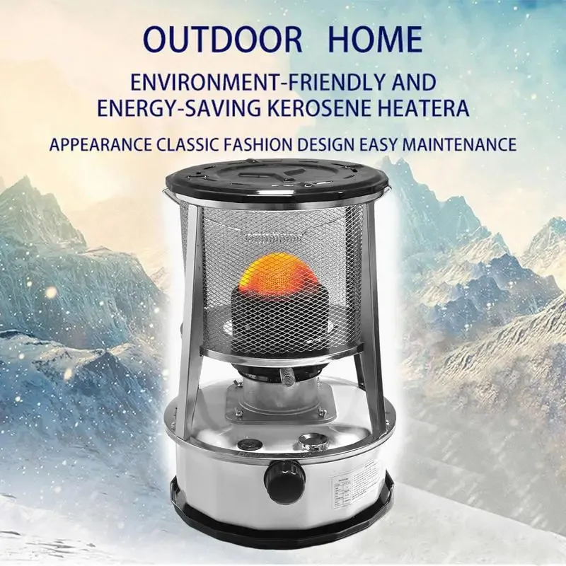 Kerosene Oil Heater Portable Efficient Camping Stove Burner Hand Warmer Fishing Cooking Equipment