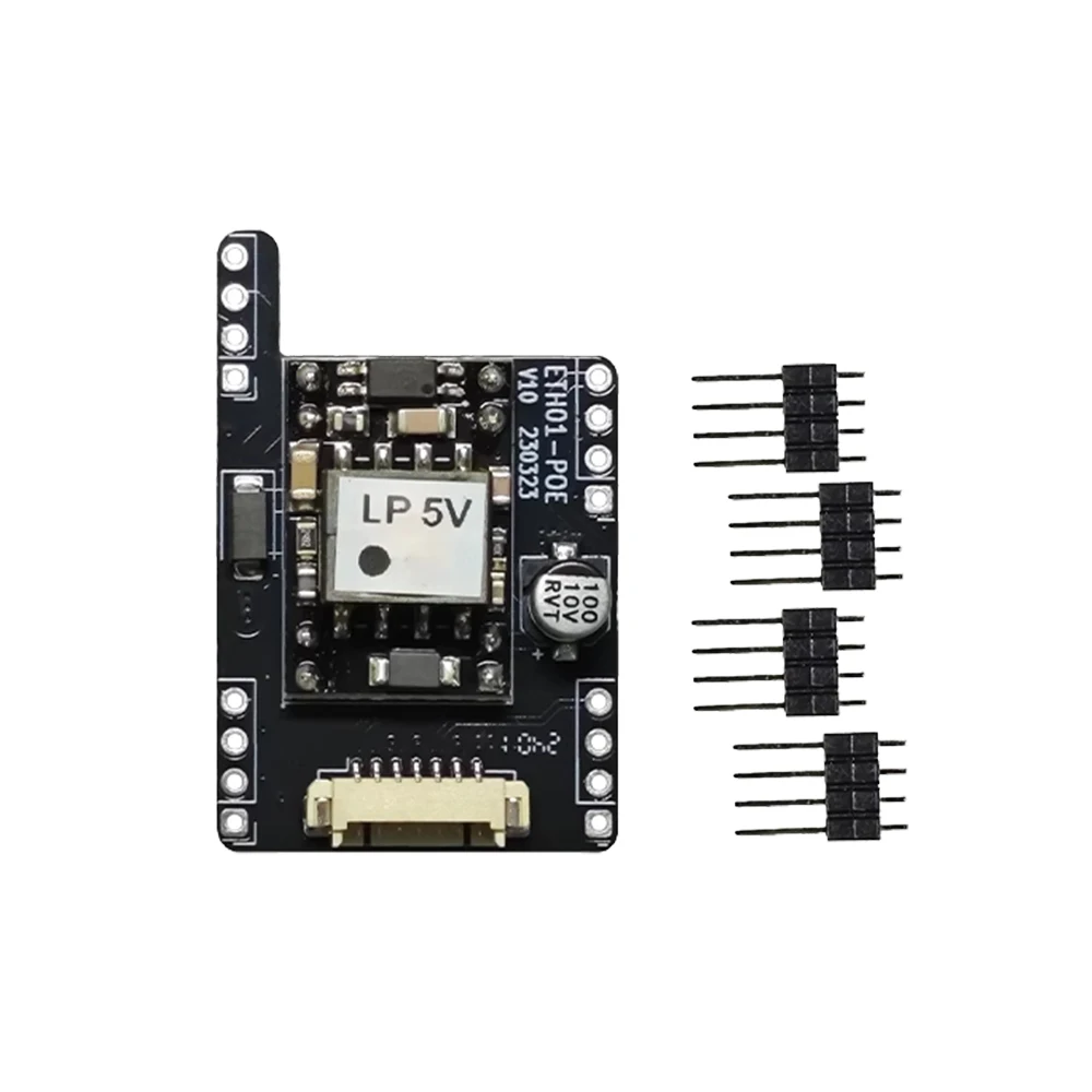 บอร์ดพัฒนา ESP32-C3 WT32-ETH01-EVO POE โมดูลฝังพอร์ตอนุกรมไปยังอีเธอร์เน็ตไวไฟบลูทูธเกตเวย์ POE แหล่งจ่ายไฟ