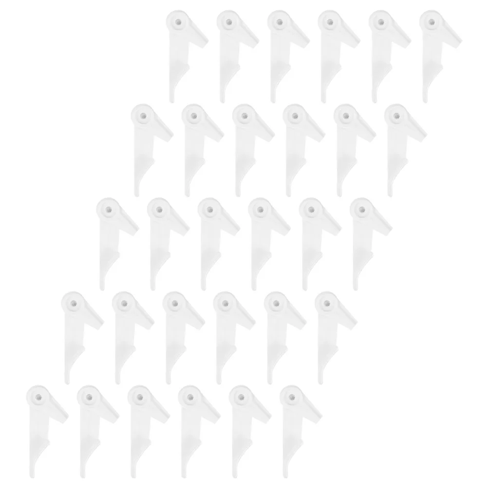 

30 Pcs Shade Buckle Fixed Buckles Clasp for Lamp Ceiling Disc Light Clip Plastic Thickened Accessories