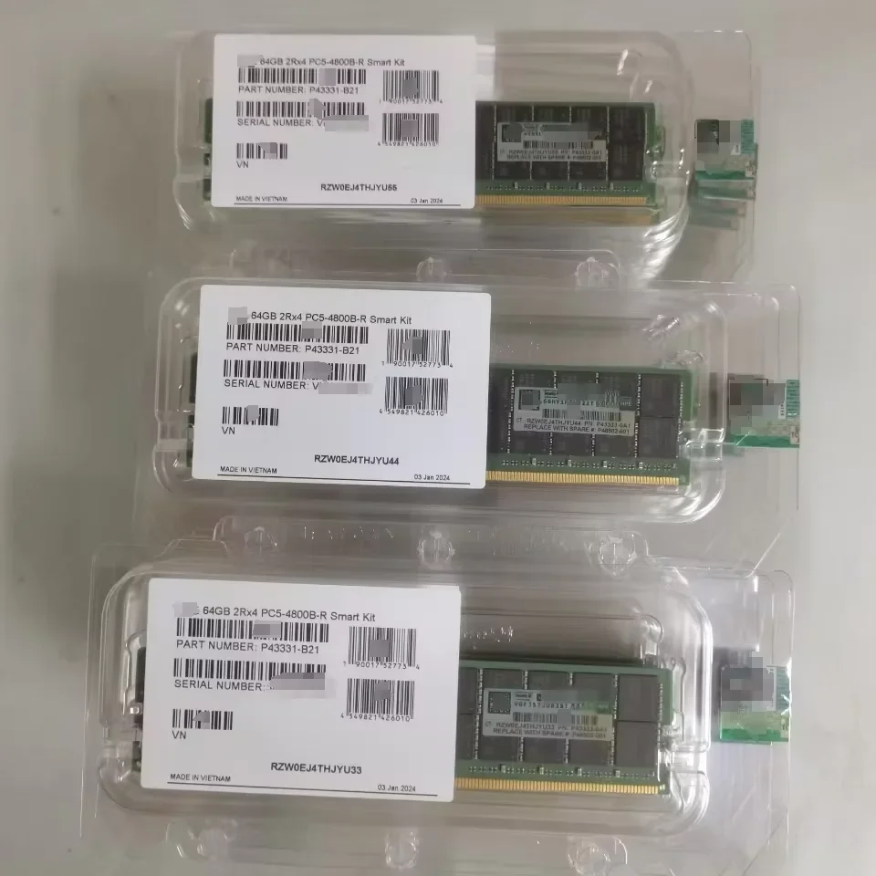 

Оригинальная серверная оперативная память P66676-B21 96 ГБ DDR5-4800 RDIMM Dual Rank x8