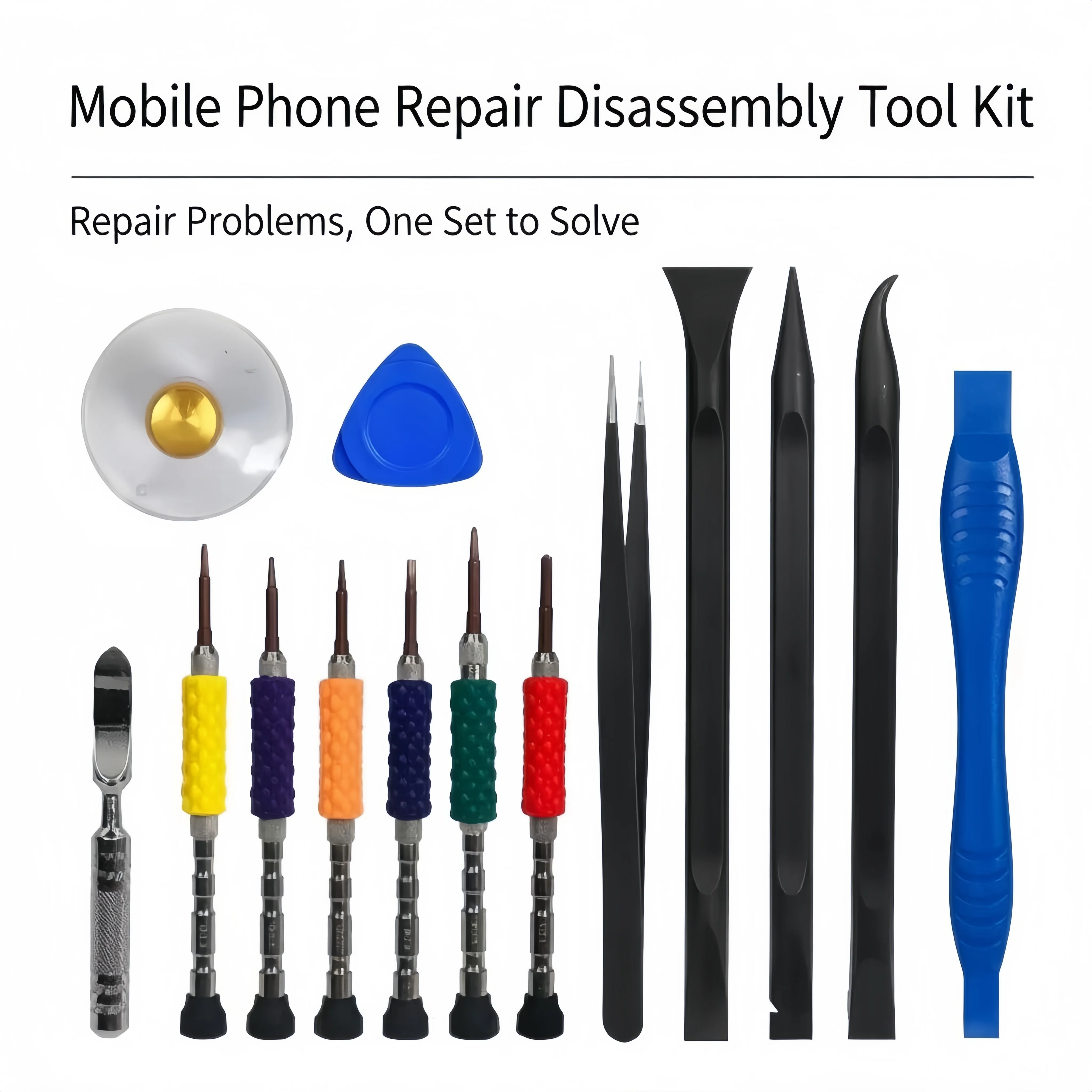 WL 13Pcs Mobile Phone Screen Repair Tools Phone Repair Tool Kit Opening Prying Tool Kit Repair Tool Phone Repairing Kit Tablet