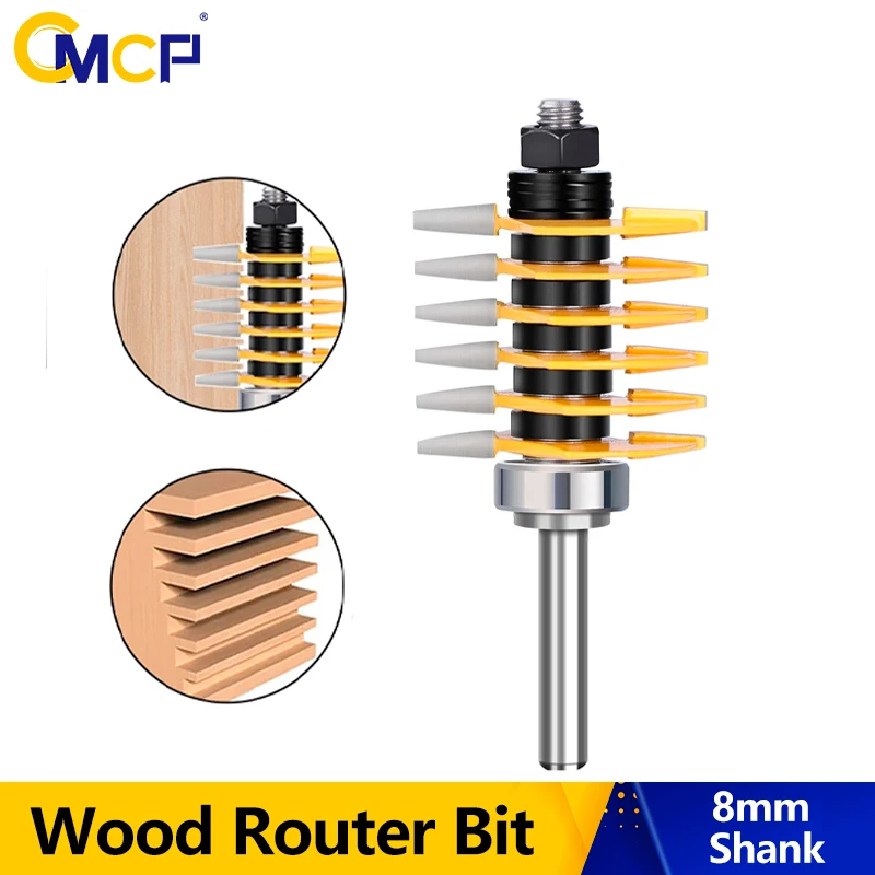 

Фреза CMCP с хвостовиком 8 мм, регулируемая концевая фреза, рельсовая направляющая, реверсивная концевая фреза, клеевая фреза, фреза