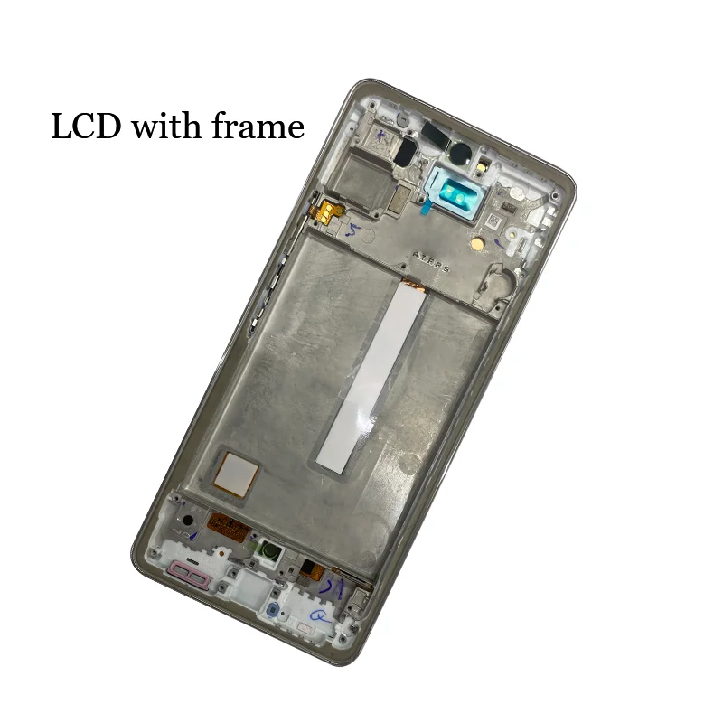 Imagem -05 - Oled Lcd Display Touch Screen com Moldura Montagem Digitador Peças de Reparação 100 Testado Fit para Samsung A53 5g A536b A536u