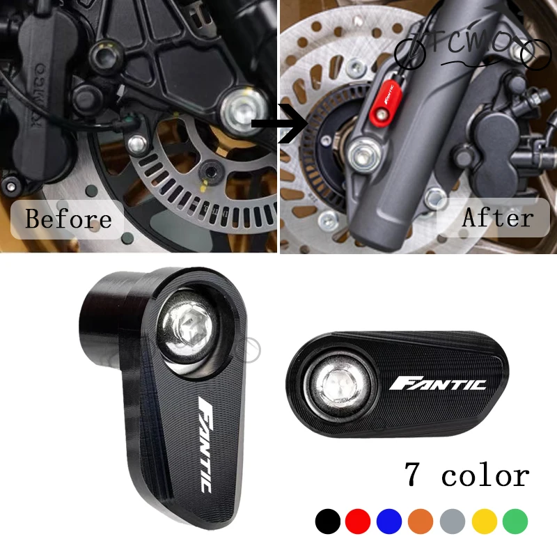 

For FANTIC CABALLERO FLAT TRACK 125 250 500 RALLY/SCRAMBLER 500 ENDURO Motorcycle Front Rear Wheel ABS Sensor Protector Guard