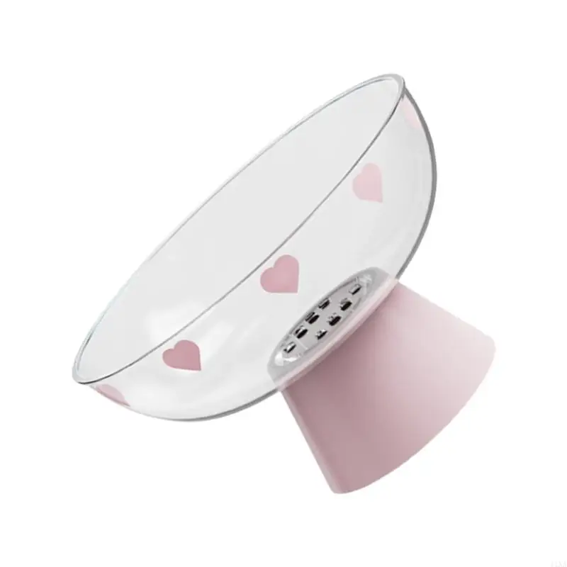High Base Fruit Drain Plate Fruit Light Luxury High-end Display Snack Plate Creative High Appearance Horizontal Fruit Plate