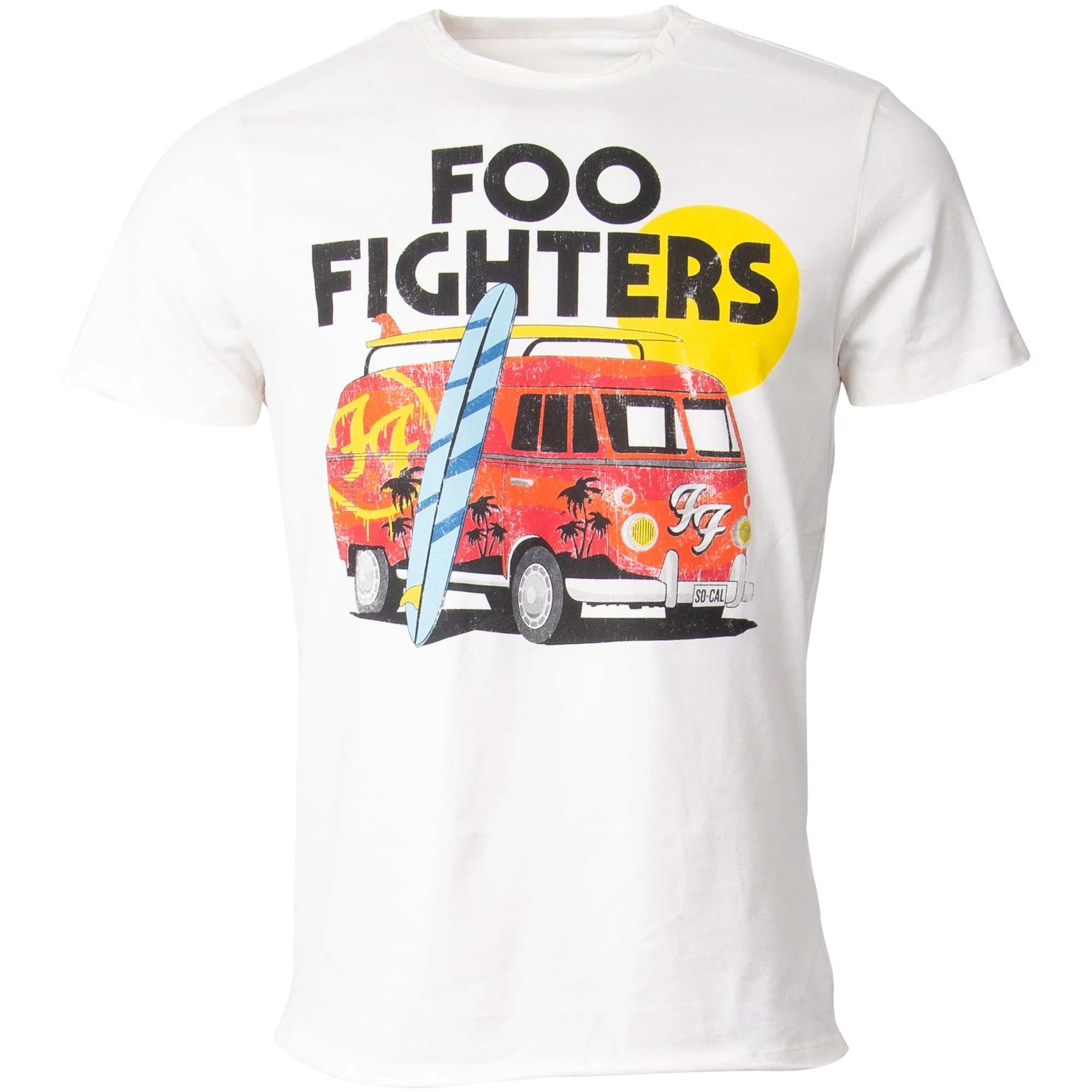 

Foo Fighters Campervan Design T-Shirt - Retro Band Heavy Metal Rock Street Hip Hop Art Lovers - Trendy T-Shirt - Unisex