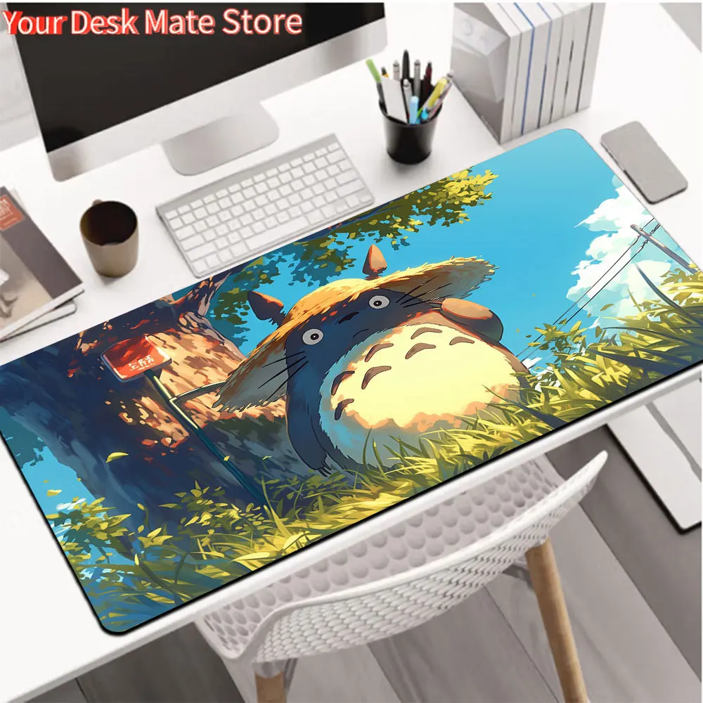 

1 шт., большой коврик для мыши Тоторо, компьютерный коврик, настольный коврик, коврик для клавиатуры, офисный игровой настольный коврик