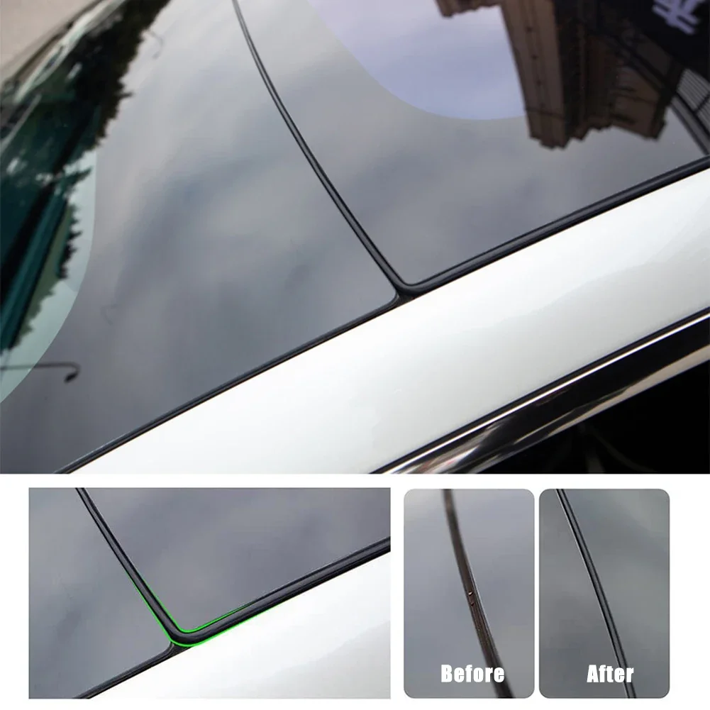 Auto-Dichtungsstreifen-Set für Windschutzscheibe und Dach, Schalldämmender Gummi-Dichtungsstreifen für Tesla Model 3 Y, Geräuschdämpfung und Schallisolierung – Detail 12
