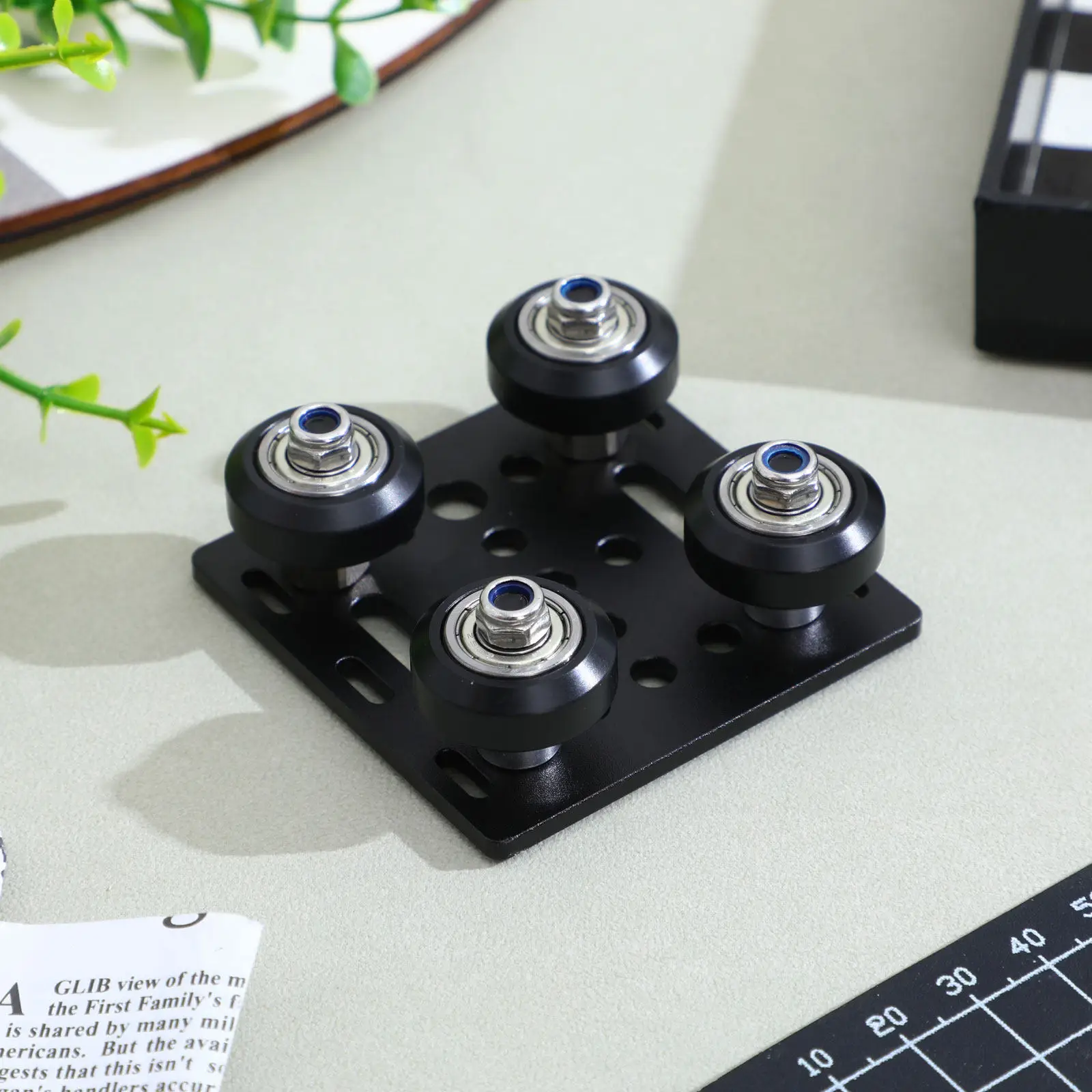 

Комплект специальных роликов-слайдеров для алюминиевых профилей 3D-принтеров, высокопрочные колеса, совместимые с пазом 2020V, простая установка