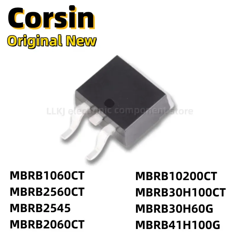 1pcs MBRB1060CT MBRB2560CT MBRB2545 MBRB2060CT MBRB10200CT MBRB30H100CT MBRB30H60G MBRB41H100G TO263 MOS FET TO-263/