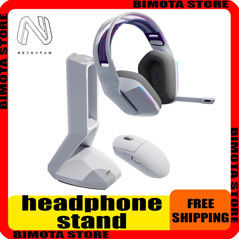 

Neongram earphone holder, dedicated to Logitech GPW12 3 4th generation g502x wireless mouse charging dock Metal
