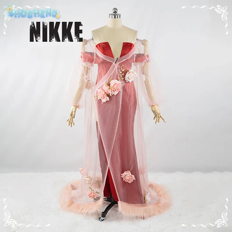 

NIKKE：The Goddess of Victory Mari Makinami Illustrious Cosplay Costume Halloween party womennew gorgeous dress props wig set