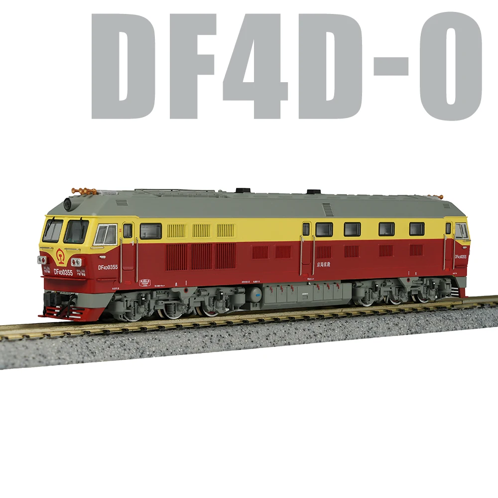 N Scale  1/160 Train Model DF4D-0 Passenger Type Dongfeng 4D Diesel Locomotive Rail Car Toy