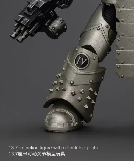【UA】JOYTOY  Warhammer 40K  Scale 1/18 Action Figures Iron Warriors Tyrant Siege Terminator with Rocket Launcher Models Toys