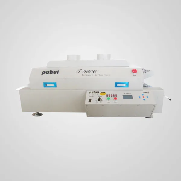 T-960E Five Heating Zones Infrared Hot Air Soldering Furnace Machine PUHUI T960E Touch Screen Infrared Hot Air SMT Reflow Oven