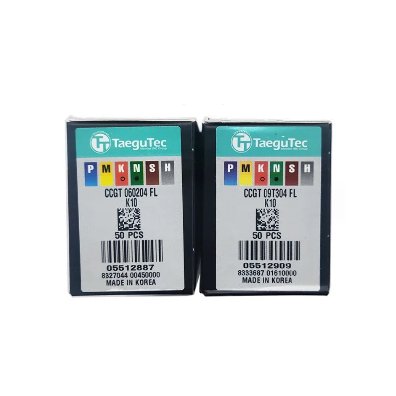 10 piezas TaeguTec CCGT CCGT 060202 CCGT 060204 CCGT09T302 CCGT09T304 CCGT09T308 CCGT 120402 CCGT 120404 CCGT 120408 Insertos CNC FL K10