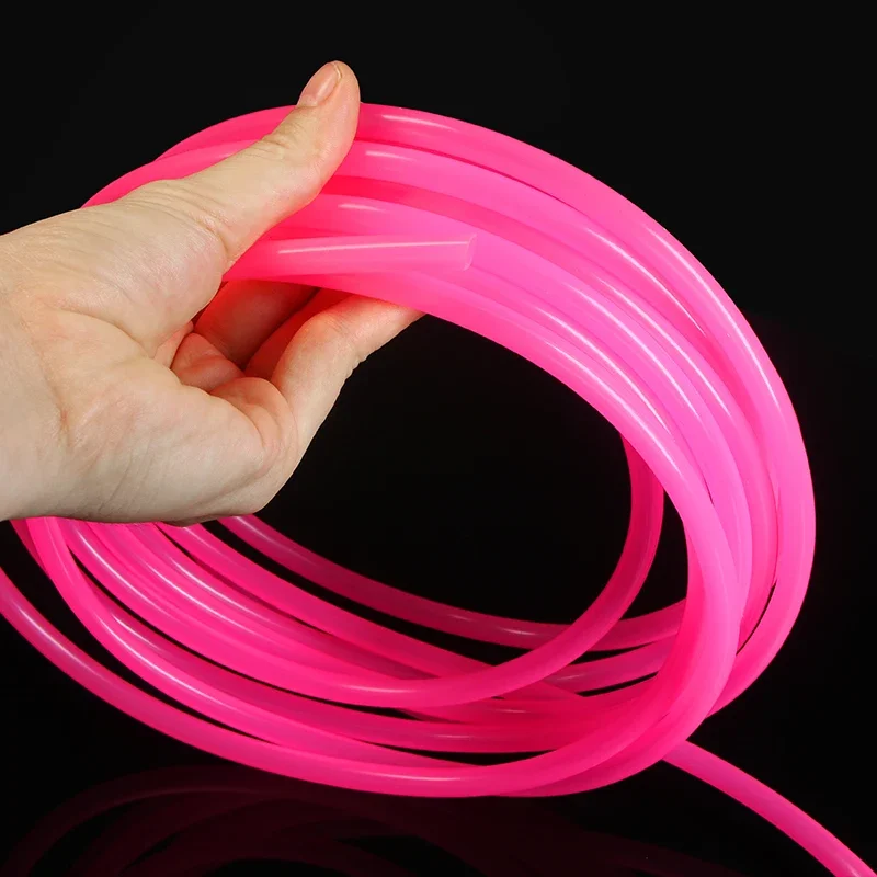 Pink Food Grade Soft Silicone Rubber Hose ID x OD 2x4 3x5 3x6 4x6 4x7 5x7 5x8 6x8 8x10 Flexible Nontoxic Tasteless Silicone Tube