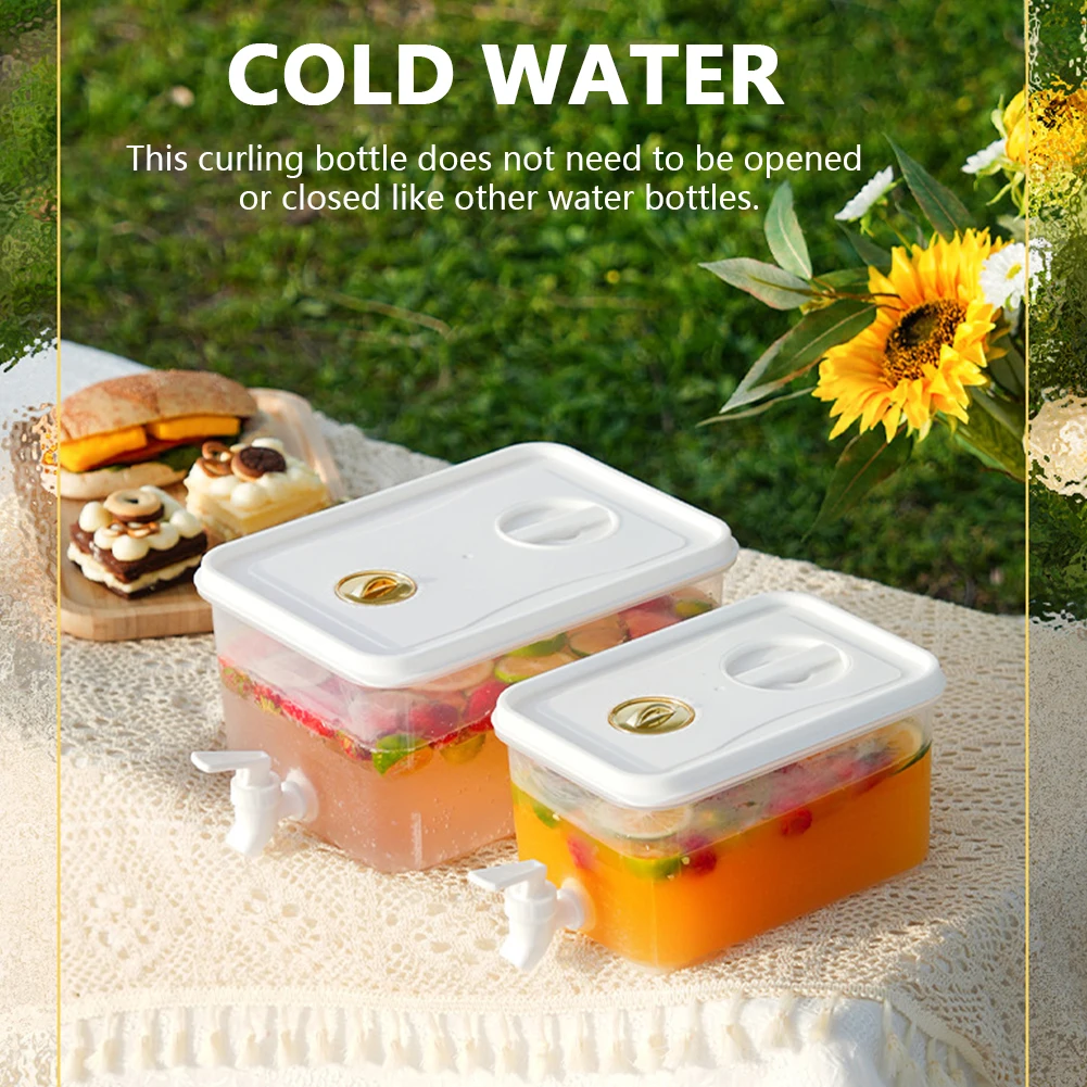 Cold Drink Dispenser - 3.5/5/10L Yüksek Sıcaklık Dayanımlı, Musluklu ve