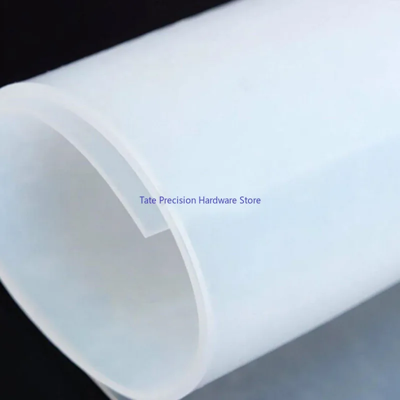 1pcs 500*500mm Silicone Rubber Sheet 1mm Thickness Heat-resistant Plate Translucent Mat