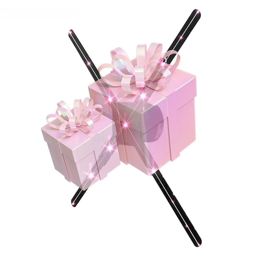 הוביל מאוורר הולוגרמת 3D הולוגרמת סימן הולוגרפי 75 ס