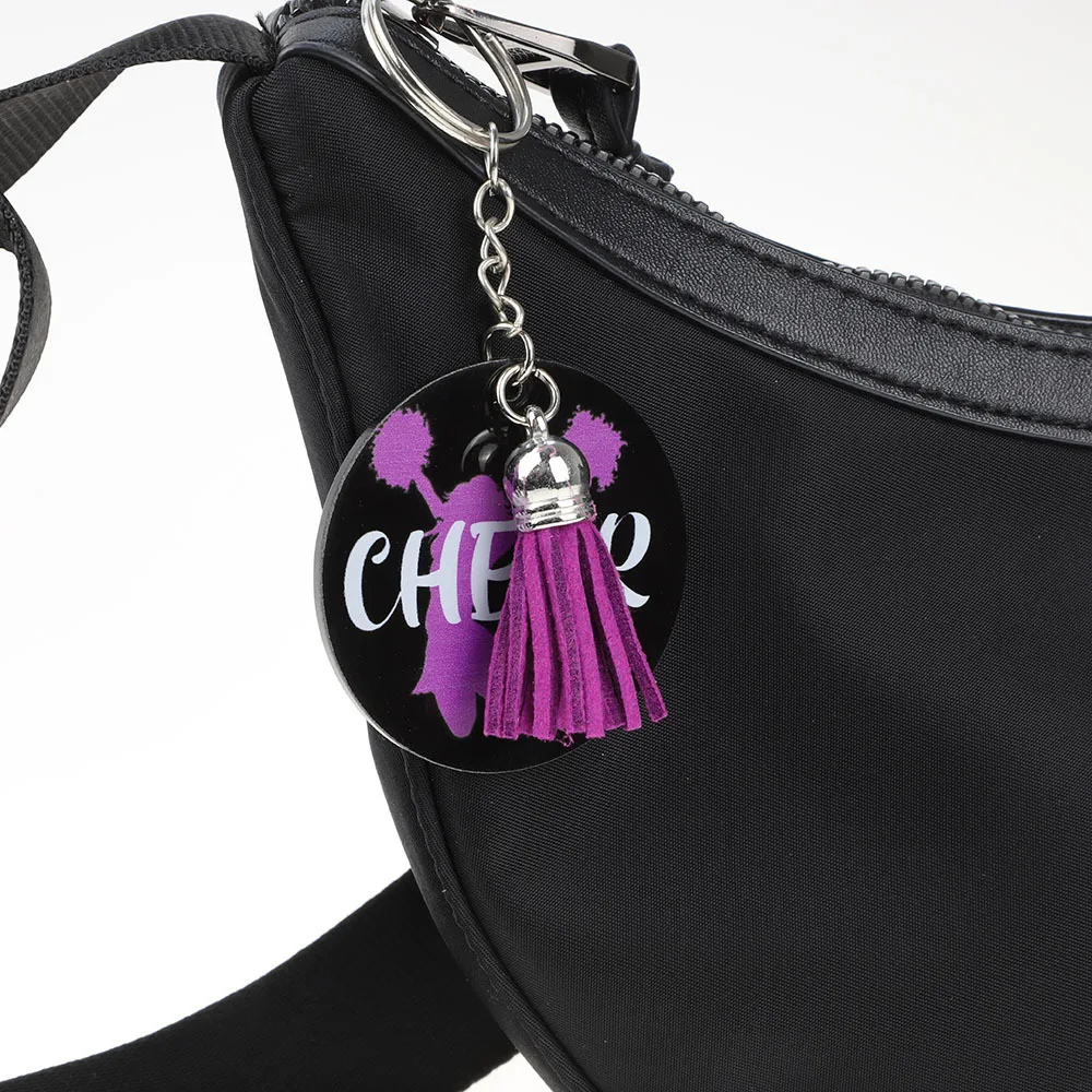 Mixed Color Mini Tassels Korean Velvet Fringed Leather Tassel Pendant DIY Crafts Handmade Jewelry Access keychain Tassel