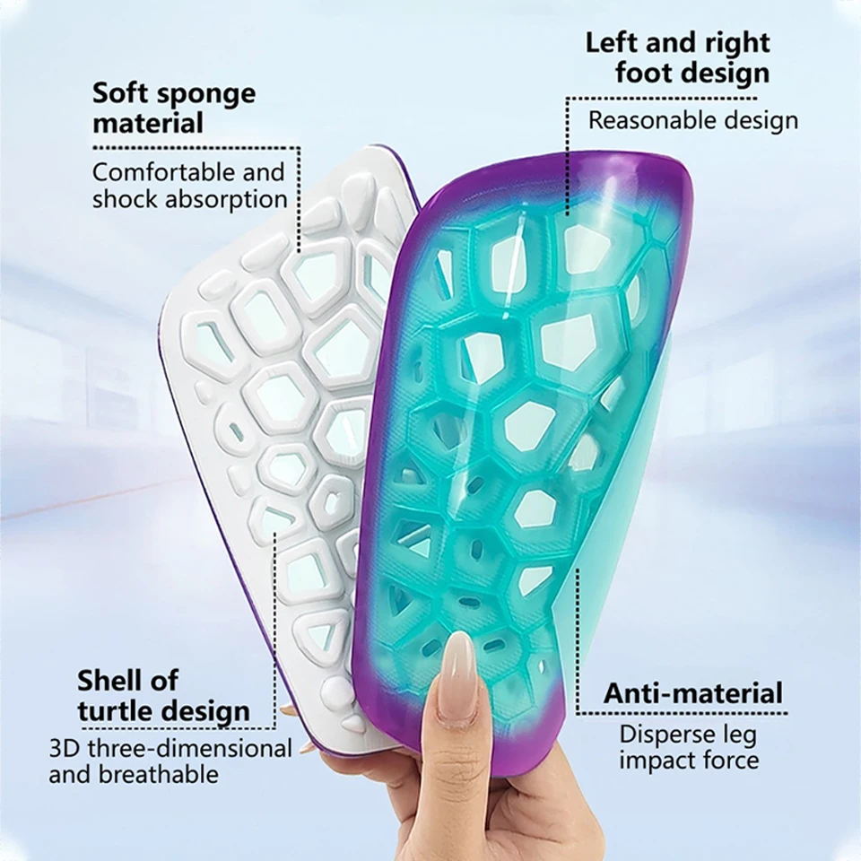 Loogdeel 1 زوج الكبار الاطفال Shinguards كرة القدم الأطفال كرة القدم الرياضة القدم الساق الحرس مجلس العجل حماية يغطي الرجل شين منصات #2