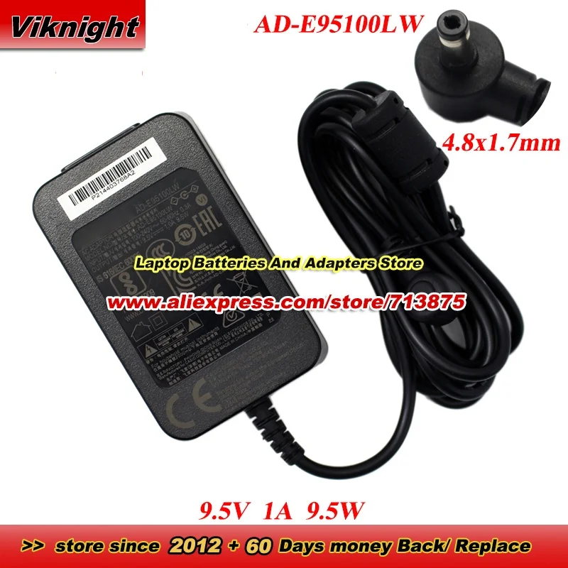 AD-E95100LW AC Adapter 9.5V 1A 9.5W 4.8x1.7mm for ELECTRONIC ORGAN CT-X700 CT-S1 LK240 LK125 CTK2500 CTK3300 CTK4400 SA-46