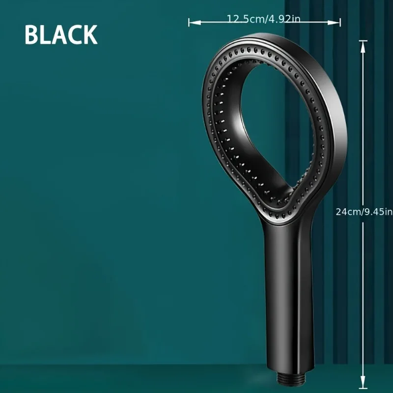 2027 New High‑Pressure Shower Head, Wall‑Mount & Handheld Round Spray Nozzle, Ergonomic Grip Durable Sturdy Structure, Water Pre