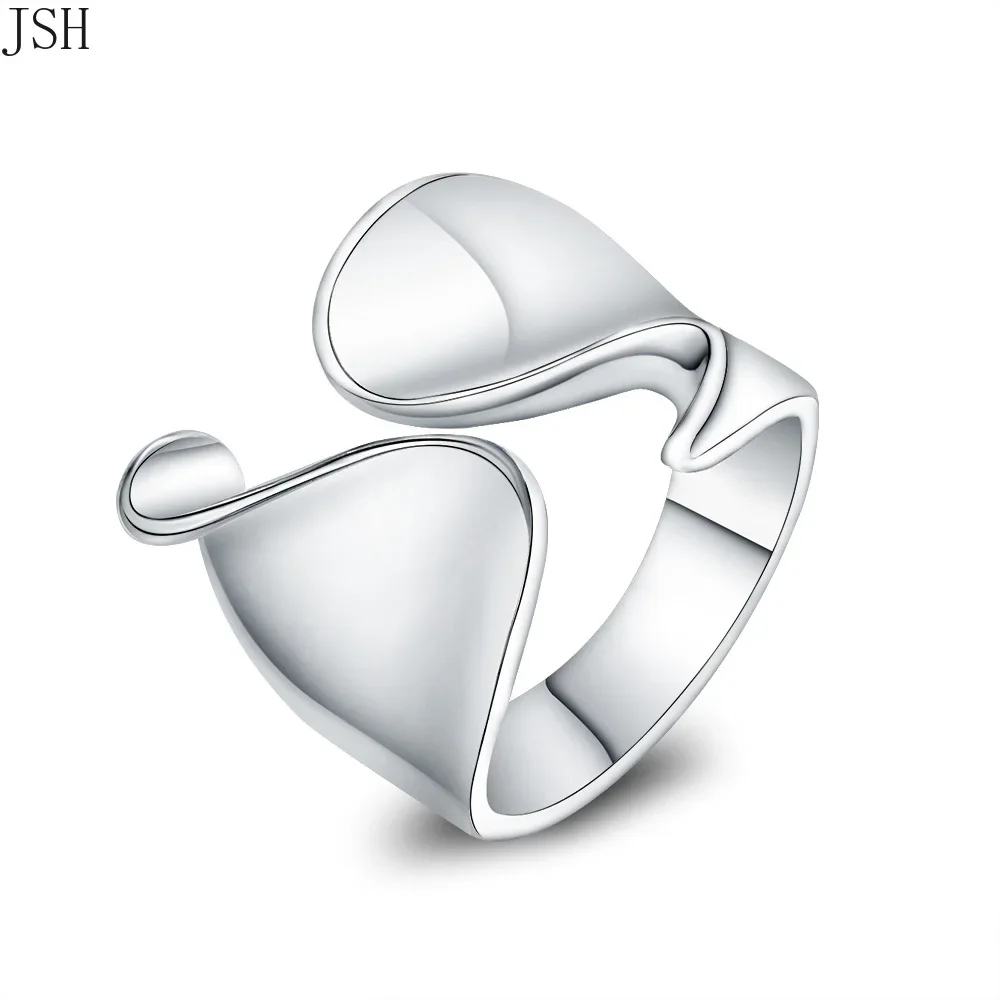 925Beautiful Valentine's gift SILVER ring hot cute noble pretty fashion Wedding silver - Plated women Lady Ring jewelry JSHLR076