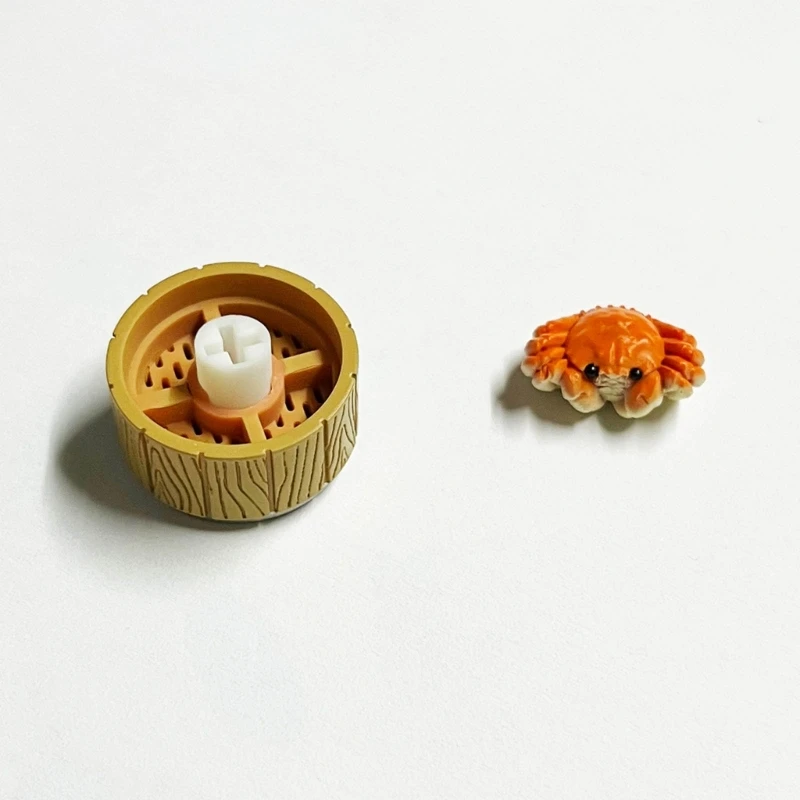 Tombol Lucu 3D Kepiting Lucu Tombol Tombol untuk Keyboard Mekanis OEM Profil Magnetik Tombol Menarik 1 Buah