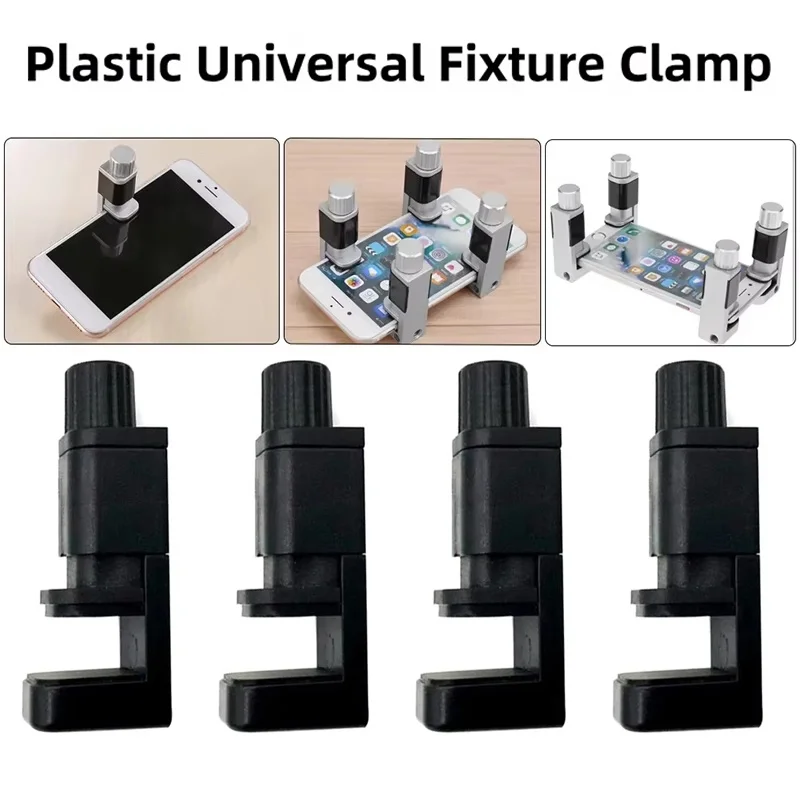 4/16Pcs Universal Fixture Clamp Holder Adjustable Phone Repair Tools Screen Fixing Clip Tool Maintenance Tool Pack Durable Clamp