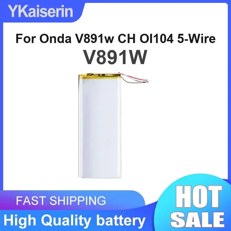 For Onda V891w CH OI104 5-Wire 5500mAh Strong Compatibility Tablet Battery