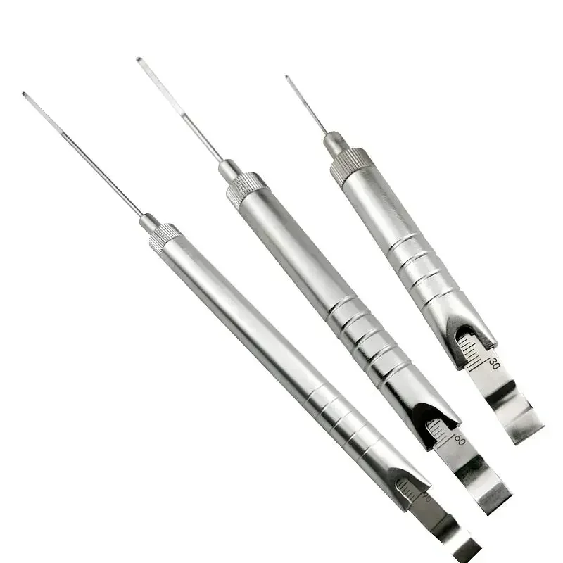 

1pcs stainles steel autoclavable Depth Gauge 0mm to 30mm /60mm/40mm/90mm orthopedics Veterinary surgical Instruments pet