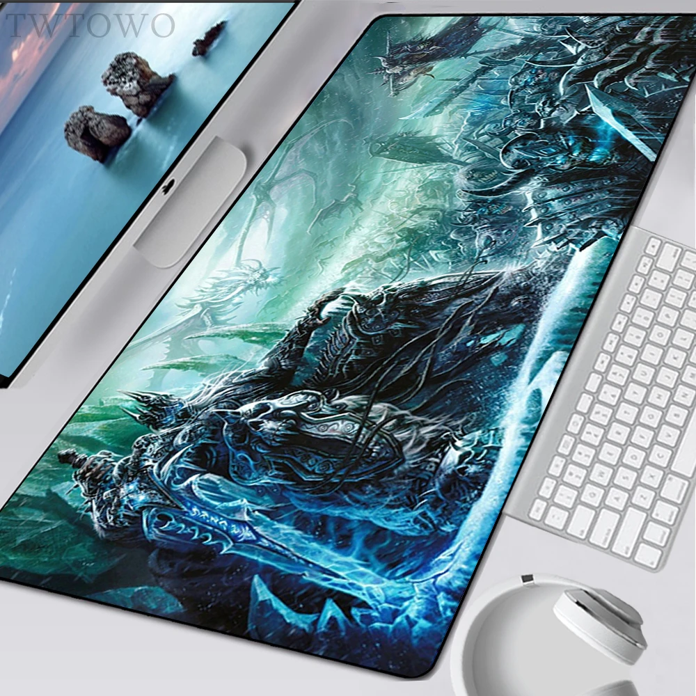 Welt von Warcraft Lich King Mousepad XXL Computer Schreibtisch Matten tastatur pad Laptop Natürliche Gummi Anti-slip Weiche Desktop maus Pad