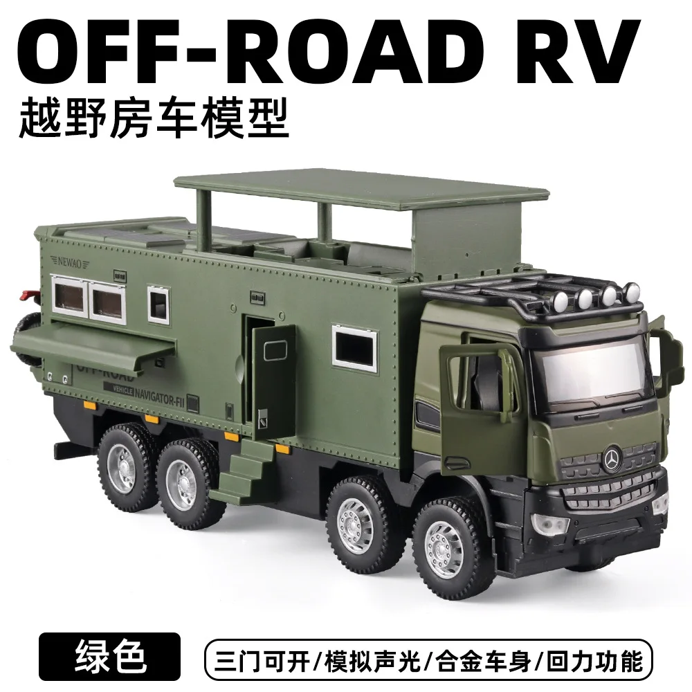 1:32 NOMADISMed Raptor F150 RV سبيكة نموذج سيارة لعبة معدنية دييكاست مصغرة على الطرق الوعرة نماذج المركبات ضوء الصوت التراجع اللعب